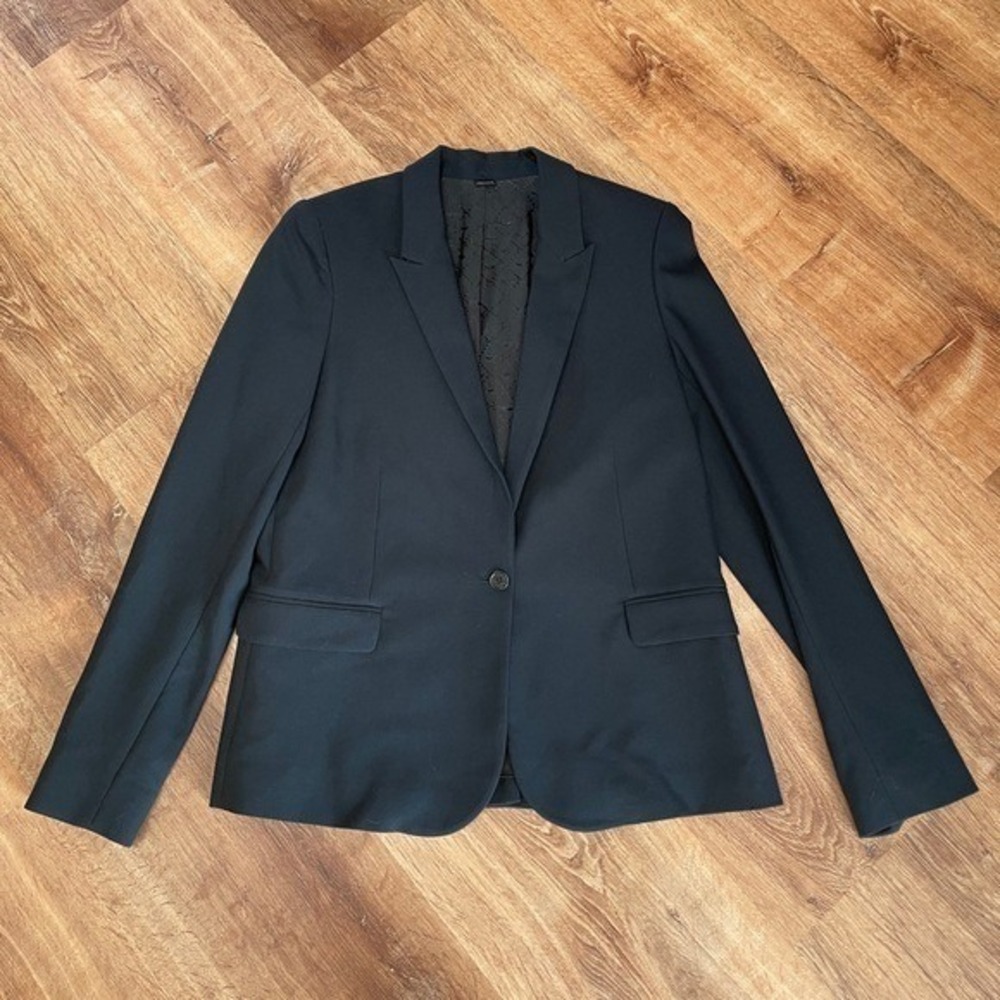 Zadig Voltaire Womens Deluxe Jacket Blazer Size 40 "SUNSHINE" Rear Spellout - Picture 3 of 11